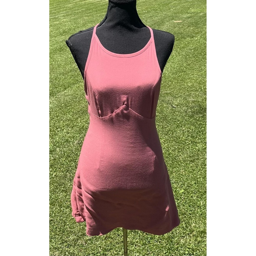 Urban Outfitters Dress Womens 4 Pink Open Back Strappy Scoop Neck Mini Sundress‎